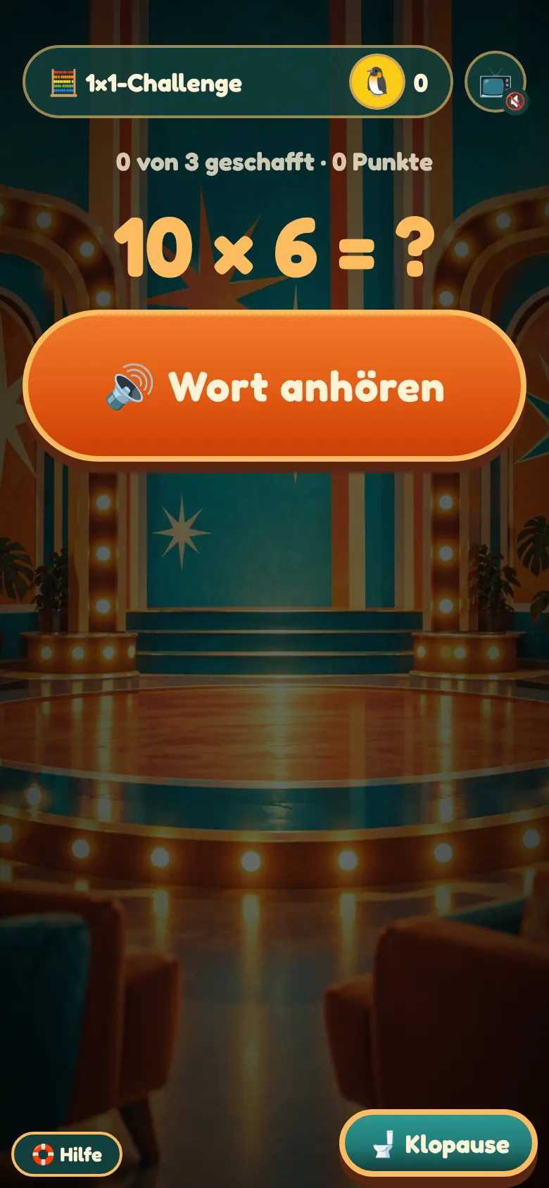 So sieht 1×1-Challenge auf dem Handy aus