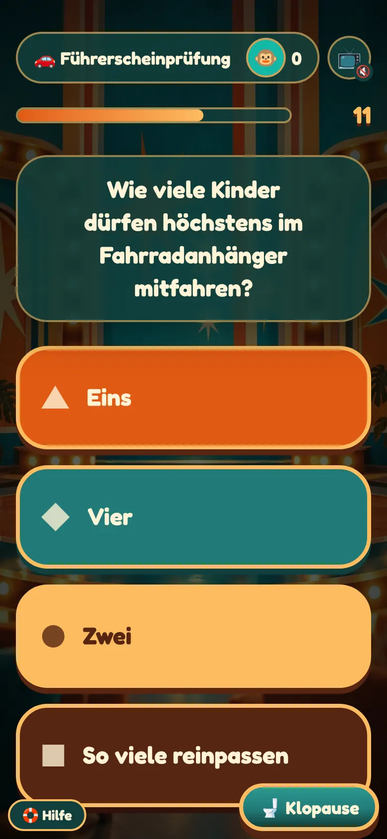 So sieht Führerscheinprüfung auf dem Handy aus