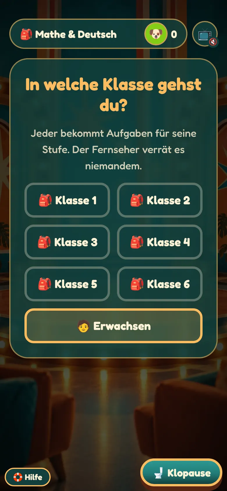 So sieht Mathe & Deutsch auf dem Handy aus
