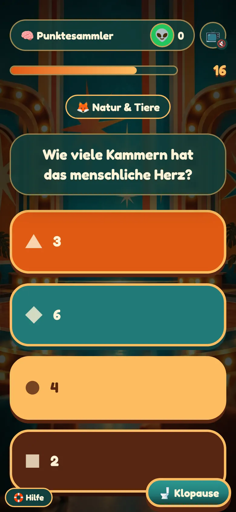 So sieht Punktesammler auf dem Handy aus