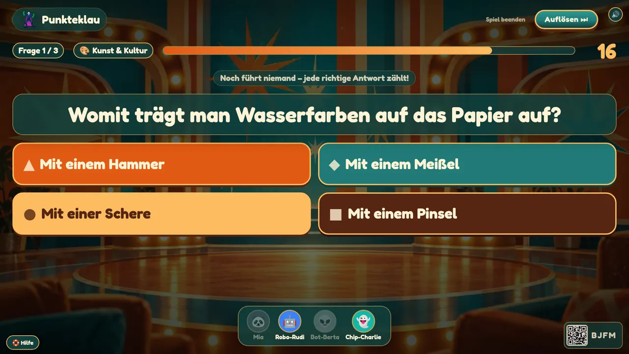 So sieht Punkteklau auf dem Fernseher aus