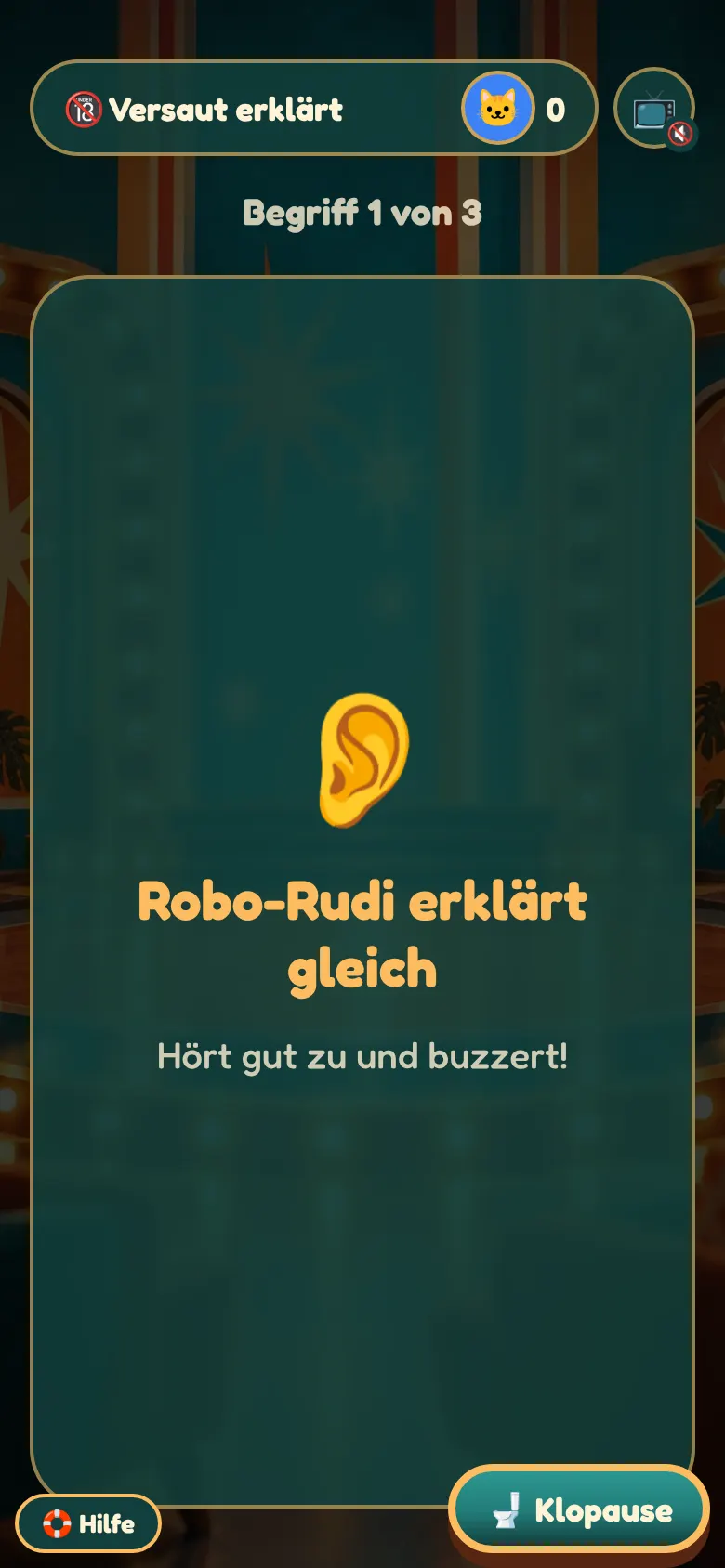 So sieht Versaut erklärt auf dem Handy aus